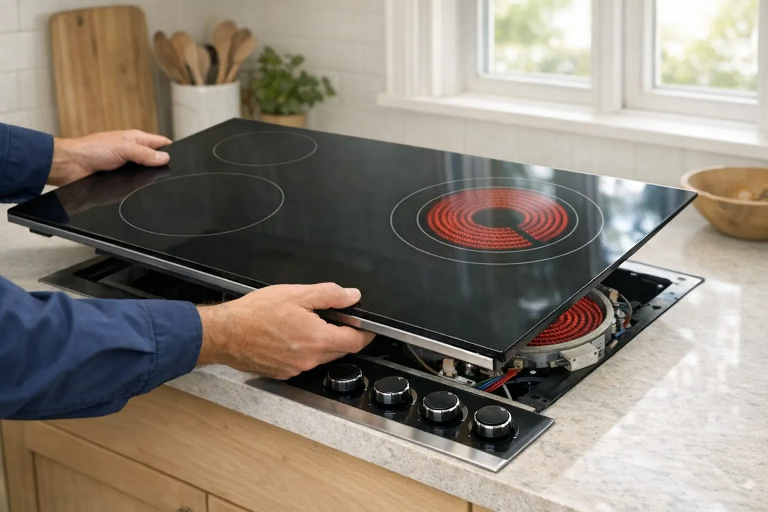 Kenmore cooktop repair in a Los Angeles home