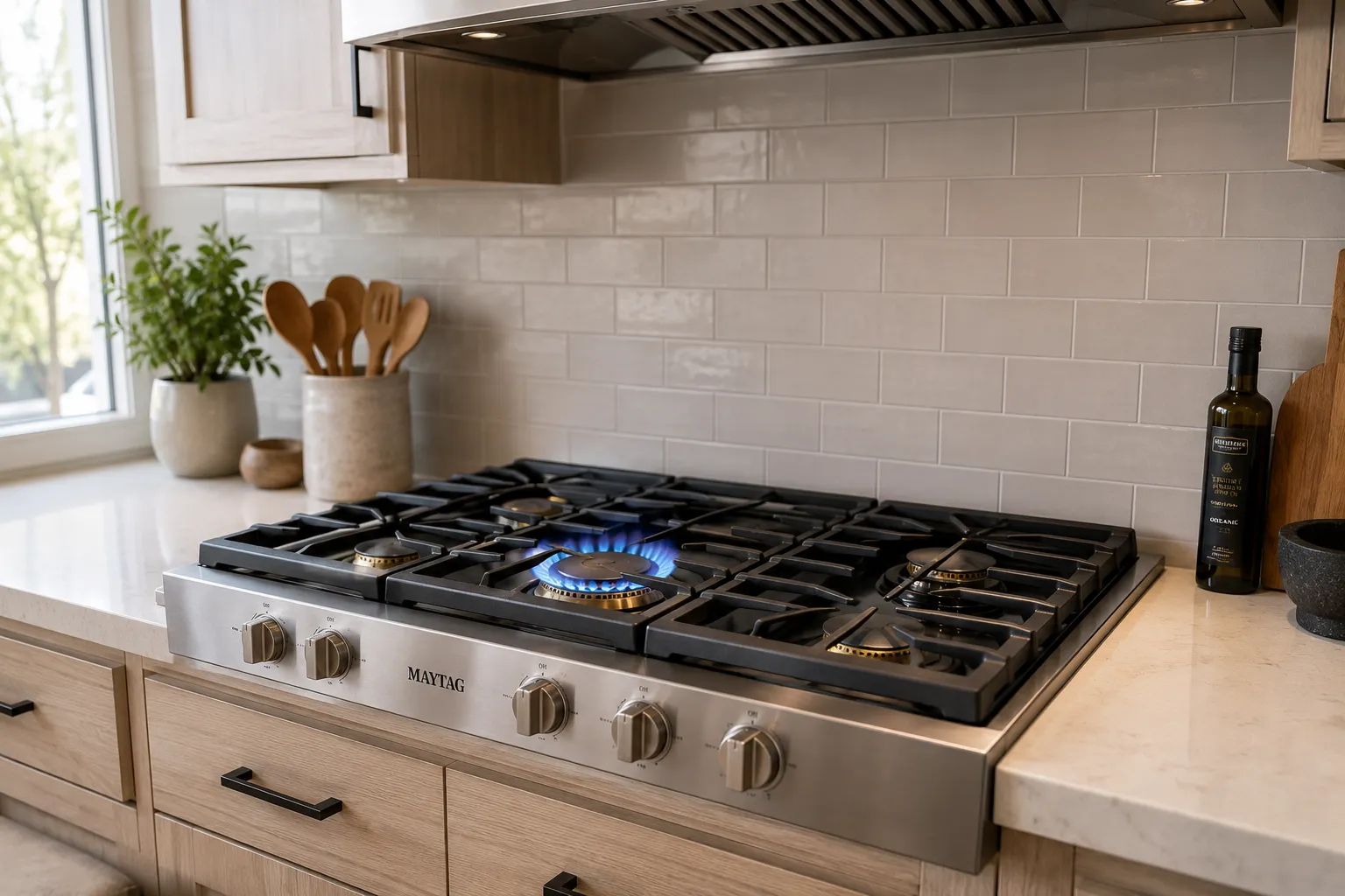 Maytag cooktop repair in a Los Angeles home