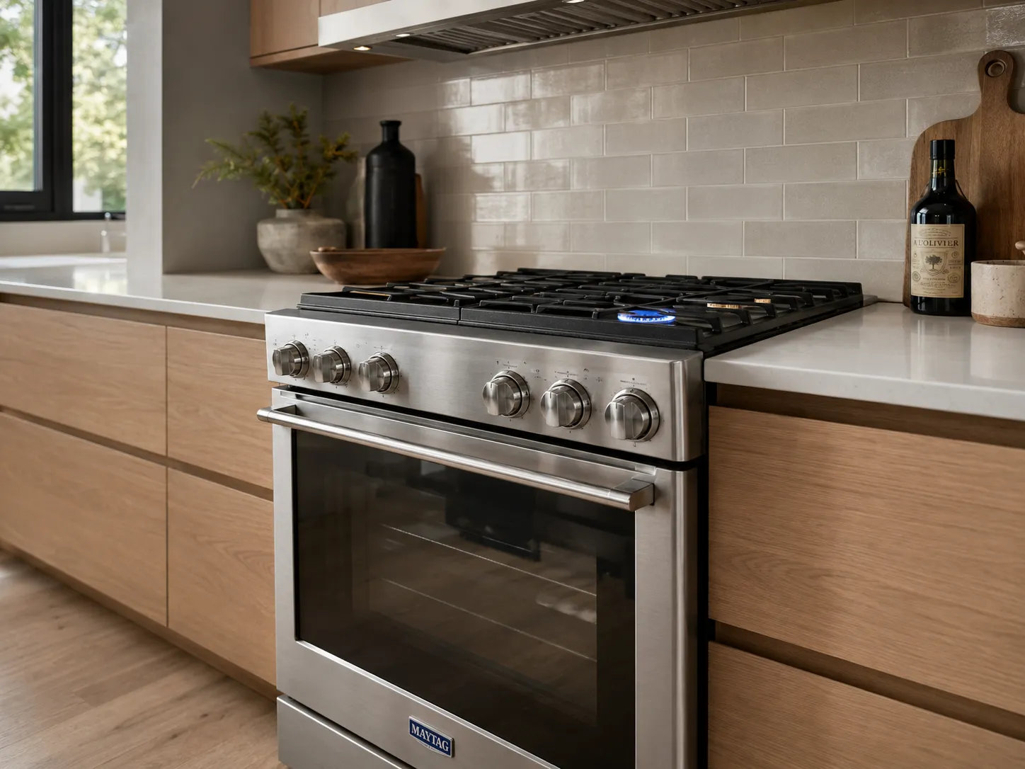 Maytag range repair in a Los Angeles home