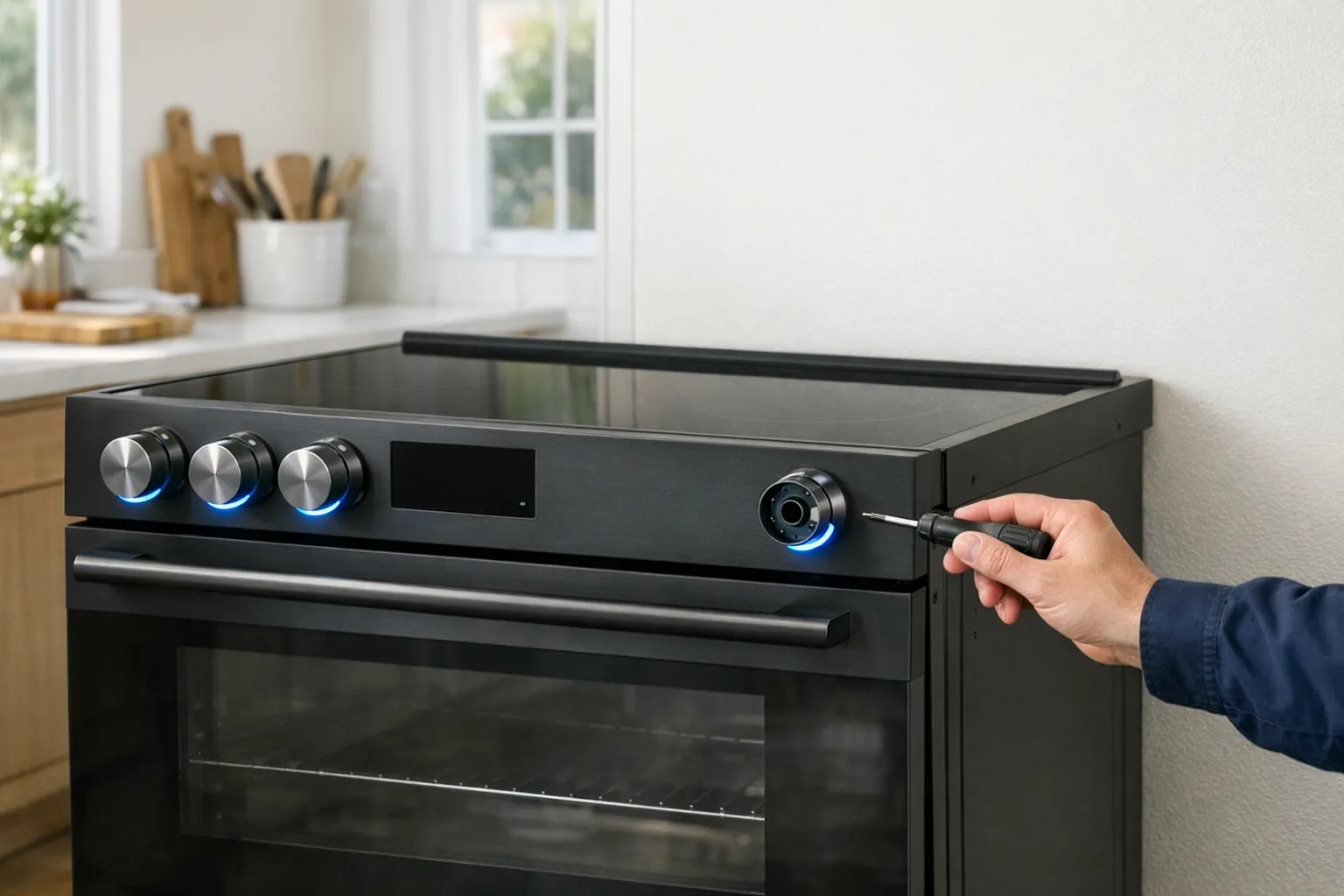 Samsung range repair in a Los Angeles home
