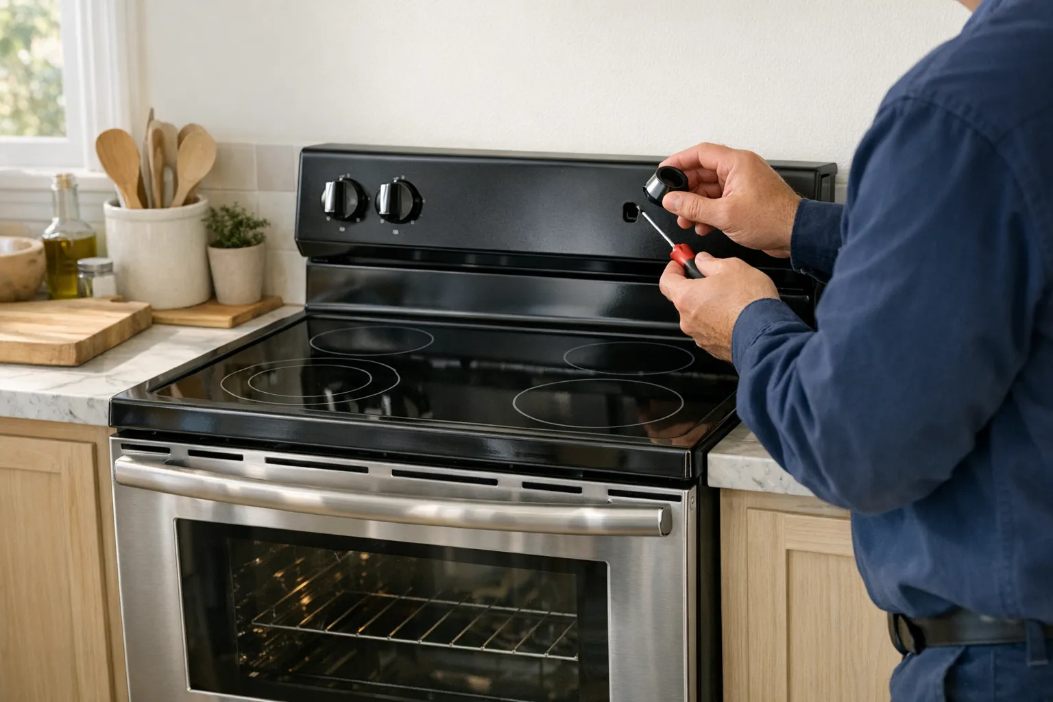 Kenmore range repair in a Los Angeles home