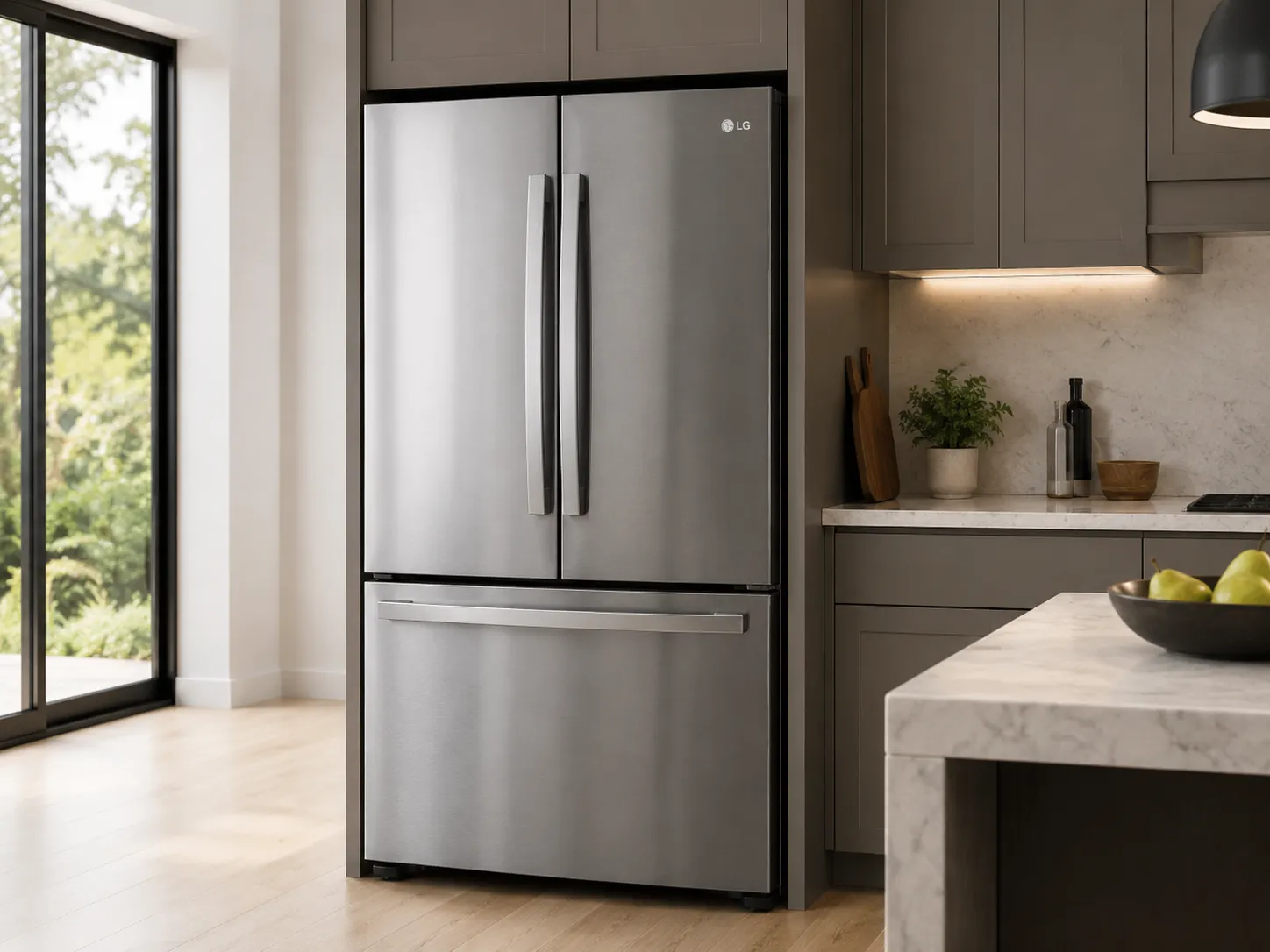 LG refrigerator repair in a Los Angeles home