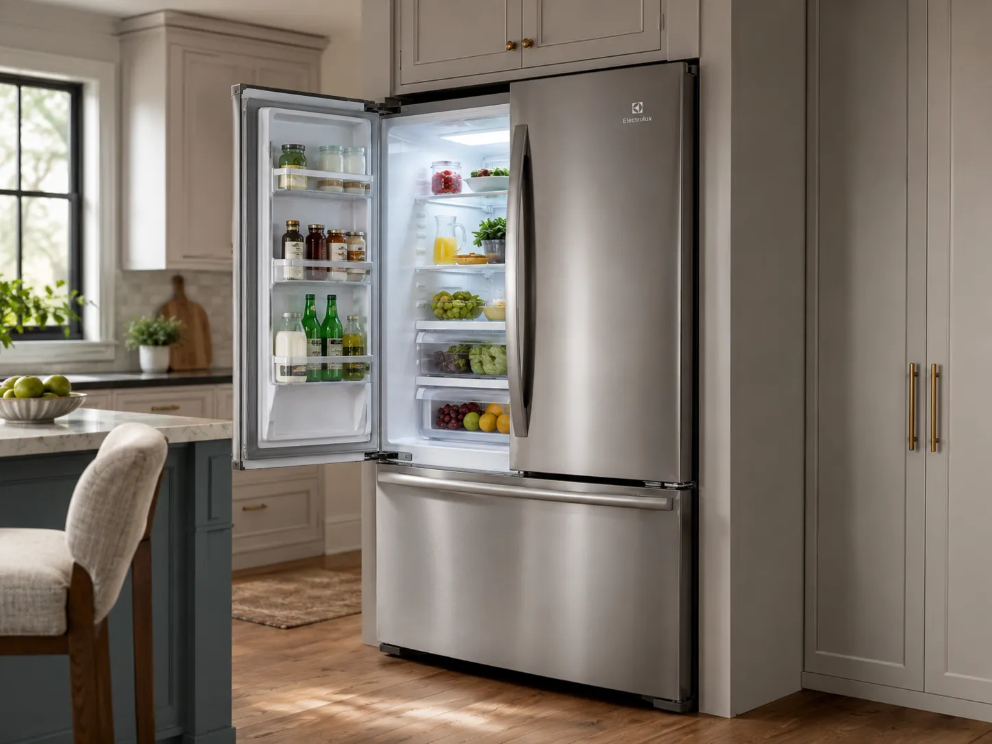 Electrolux refrigerator repair in a Los Angeles home