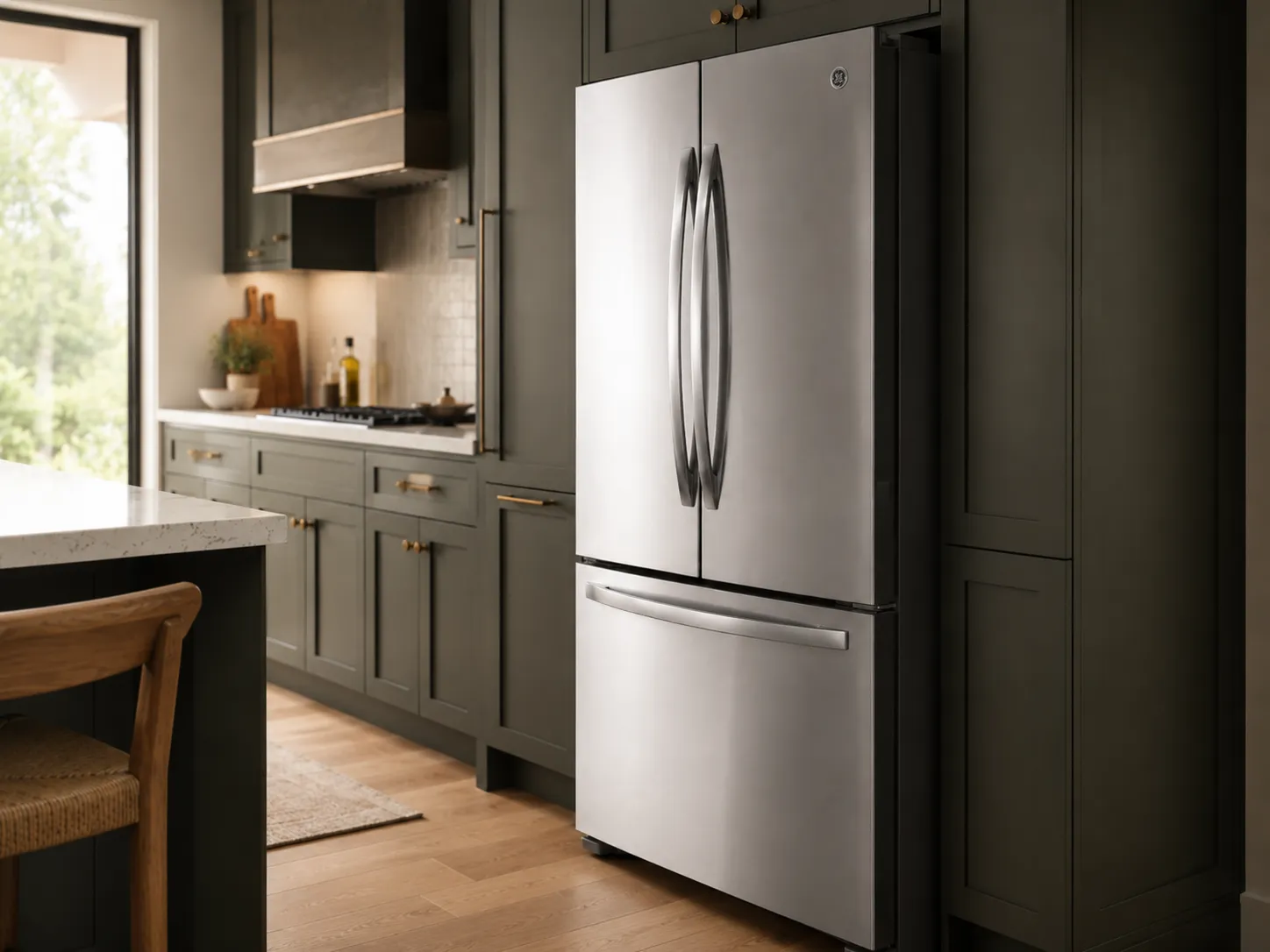 GE refrigerator repair in a Los Angeles home