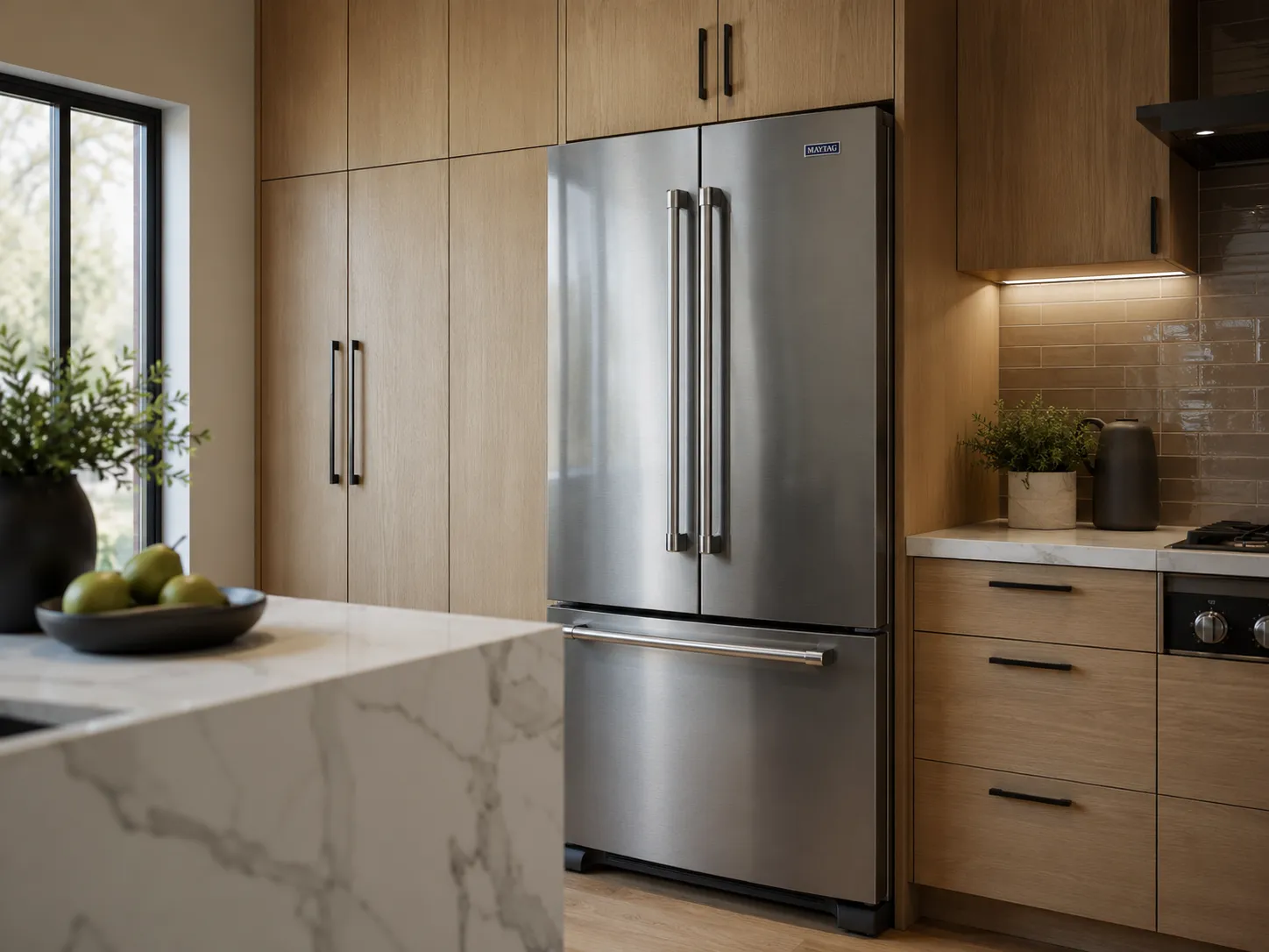 Maytag refrigerator repair in a Los Angeles home